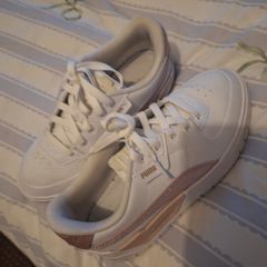 Puma rose gold trainers