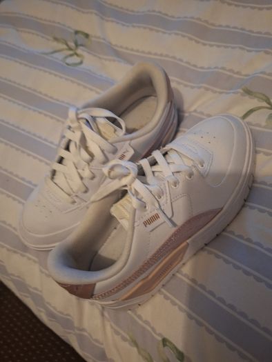 Puma rose gold trainers