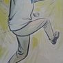 1960's Original Watercolour Golfing Caricature Image 5