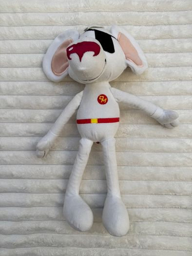 Danger Mouse Plush approx. 40 cm. Used Please see photos