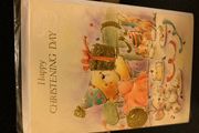Christening greeting card