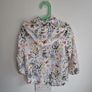 Girls 5-6yrs H&M floral hooded spring/summer jacket Image 2