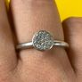 Beautiful Womens Sterling Silver Ring N 1/2 Image 4