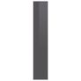 Shoe Cabinet High Gloss Grey 54x34x183 cm Chipboard Image 9