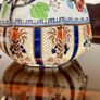 Genuine Antique English Stoneware Chinoiserie Jug and Cake Plate Image 6