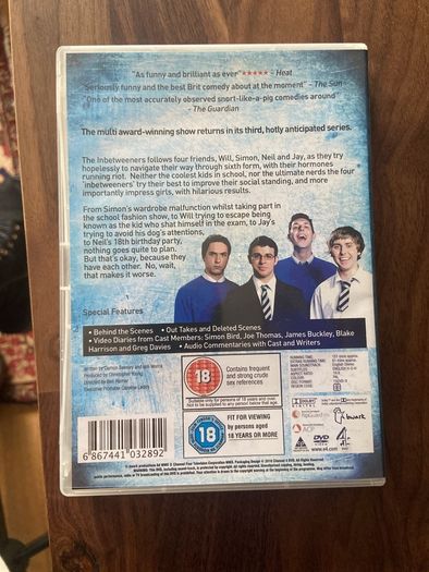 The Inbetweeners series 3 DVD