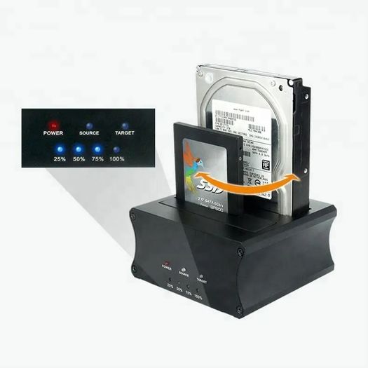 USB 3.0 to SATA Dual-Bay Hard Drive Docking Station