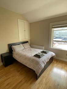IKEA Malm Double Bed Black