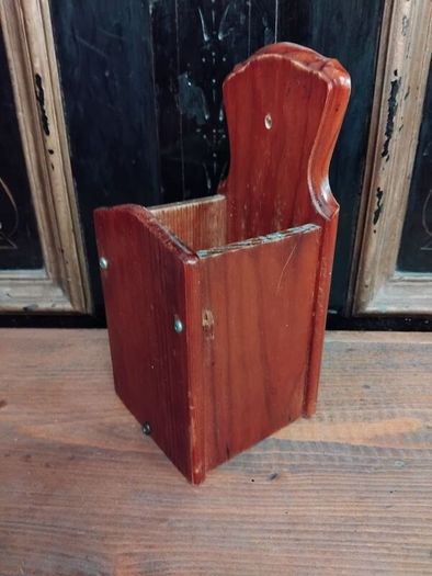 Wooden Candle Box