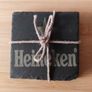 Heineken Engraved Slate Coaster Set (2pk) Image 2