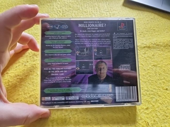 Who Wants to be a Millionaire 2nd Edition PlayStation1 Ps1 PlayStation2 Ps2 Games Original
