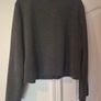 Grey Jumper Cardigan Size 18 Image 3