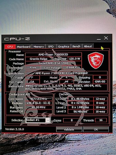 Amd Ryzen 9800x3d New