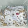 Ireland 500 grams of modern definitive stamps kiloware. Nicely clipped with little wastage. Image 2