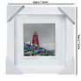 Poolbeg Lighthouse from the rocks, framed print by Helen Mathews Image 2