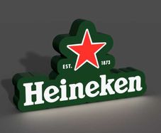 Heineken Light Box Perfect for Man Caves & Home Bars