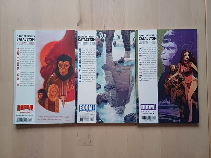 Planet of the Apes - Cataclysm Volume 1, 2, 3 Science Fiction Graphic Novels Boom Studios