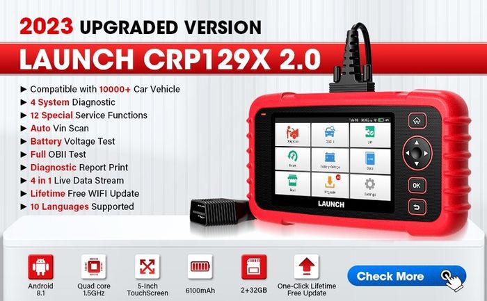 Launch CRP 129X v2.0 Diagnostic Tool