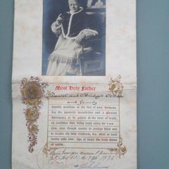 Vatican Papal Blessing 1914