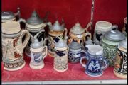 German beer steins