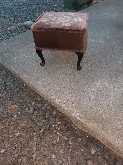 vintage footstool