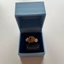 Newbridge Silverware Gold Plated Bird with Pink Flowers Ring Image 6
