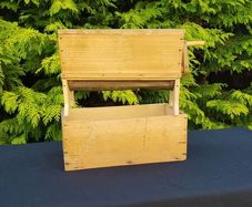 Vintage farming sieve tool box postage possible