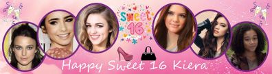 21st Birthday Party Banner Poster with photos