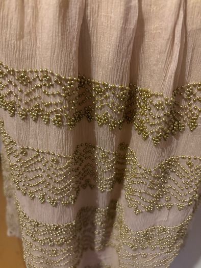 Reiss silk embellished top