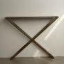 Gold X-Type Metal Table Legs 86x80 cm Image 4