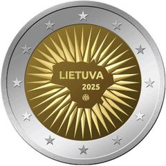 Lithuania 2 Euro Commemorative Coin 2025 - Defence. Uncirculated.
