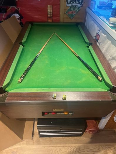 Slate pool table 6x3