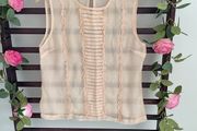 sleeveless top topshop size 12 blush shade