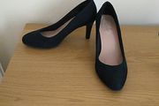 Dark blue womens heels
