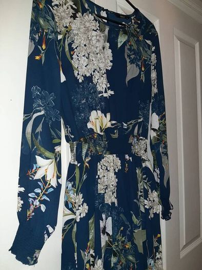 Navy blue maxi dress