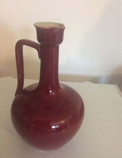 Antique 1960s Clay Decanter