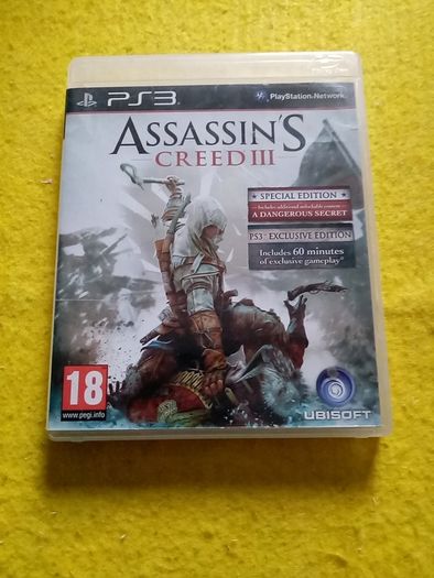 Assassins creed III 3 PlayStation 3 ps3 games Original Pal version