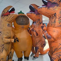 Inflatable Dinosaur Costumes (3x) for Halloween