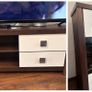 TV Stand  and Tall Display Cabinet  .  Good Condition Image 5
