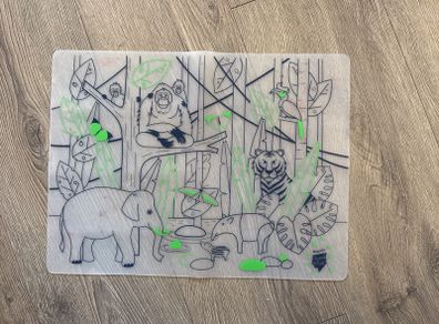 Colouring mat