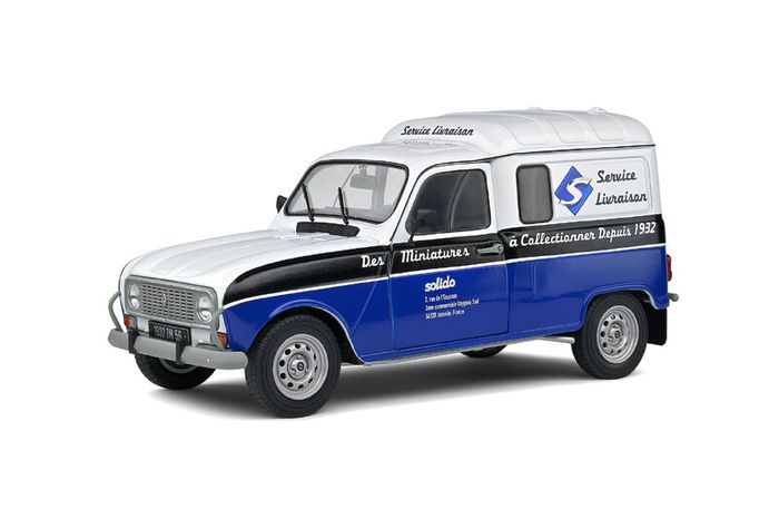 Renault 4 Lf4 Service Van 1988 New In Box 1/18 Limited - 90 Years