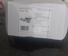 bathroom shower trap