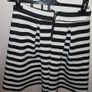 stripy knee length skirt Image 2