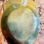 Vintage Solid Brass Pocket Change Dish Coin Tray Jewellery Trinket Holder Image 3