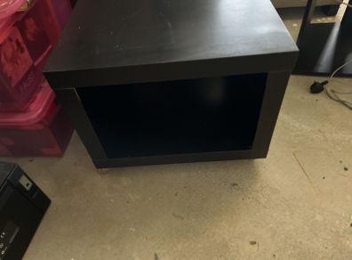 Side or coffee table with storage