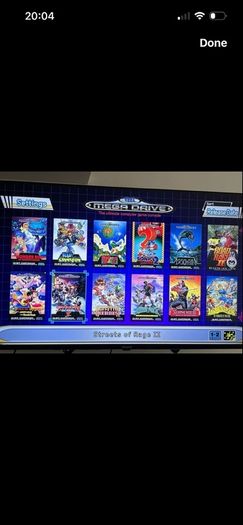 Official sega mega drive mini + 2 controllers + 42 preloaded games