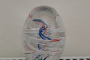 Vintage hand- blown art glass Paperweight