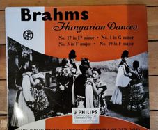 Brahms Hungarian Dances 7 inch EP Bruno Walter Philharmonic Symphony Orchestra Philips ABE 1002