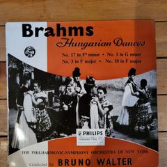 Brahms Hungarian Dances 7 inch EP Bruno Walter Philharmonic Symphony Orchestra Philips ABE 1002