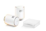 Netatmo Intelligent Radiator Valve &amp; Hub Starter Pack - 2 Pack